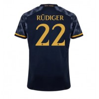 Real Madrid Antonio Rudiger #22 Bortatröja 2023-24 Korta ärmar